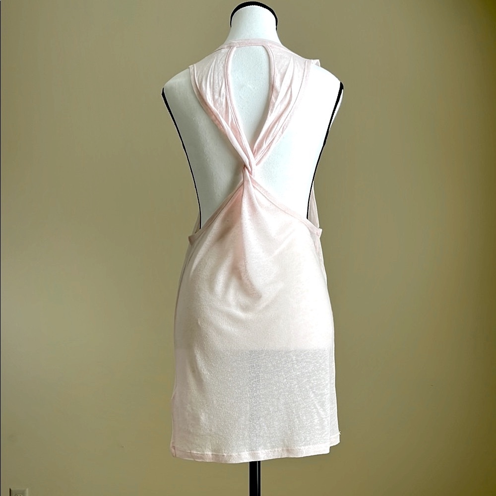 NWOT - Intropia - Twist Racer Back Tank Top Tunic - Coverup - Mini Dress - Large